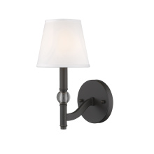 Golden Canada 3500-1W RBZ-CWH - Wry Lighting Waverly 1-light Wall Sconce in Rubbed Bronze